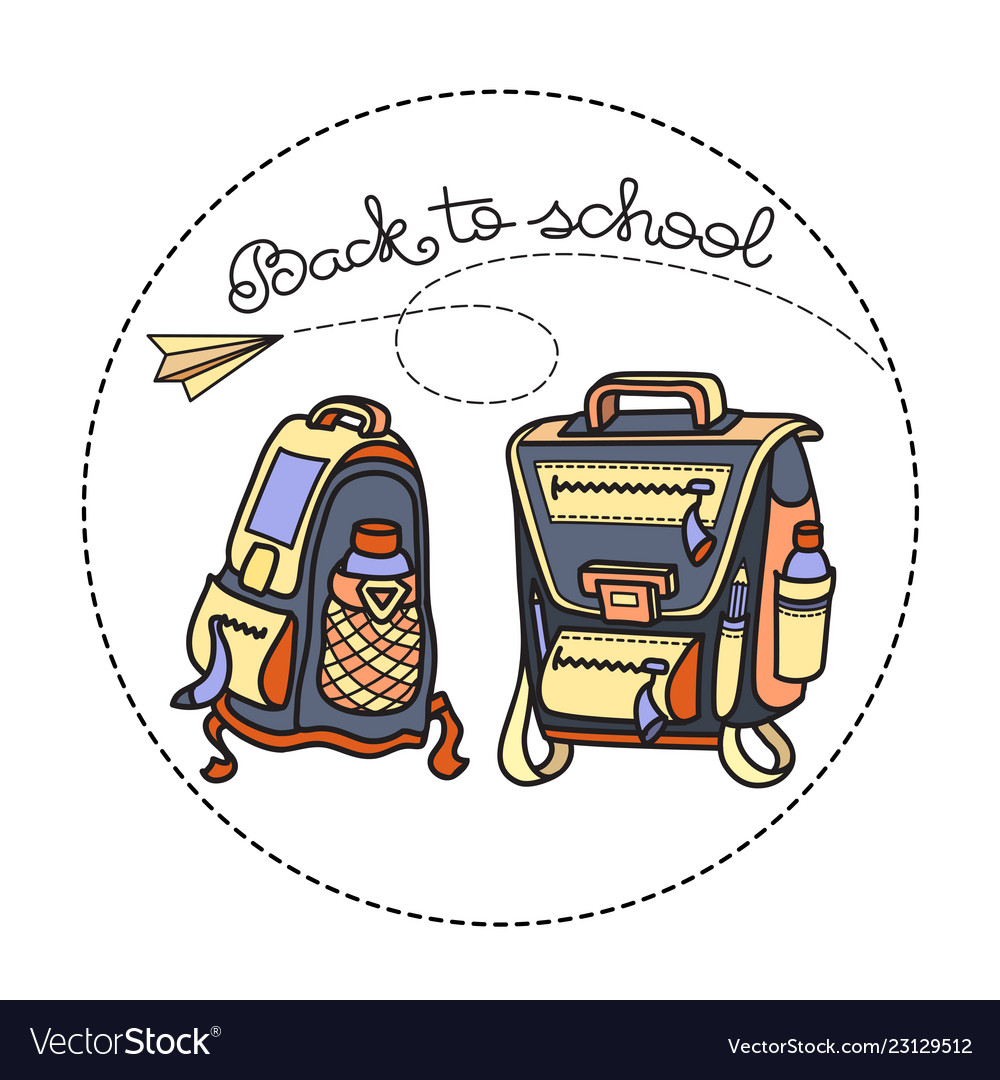 Two shop school bags