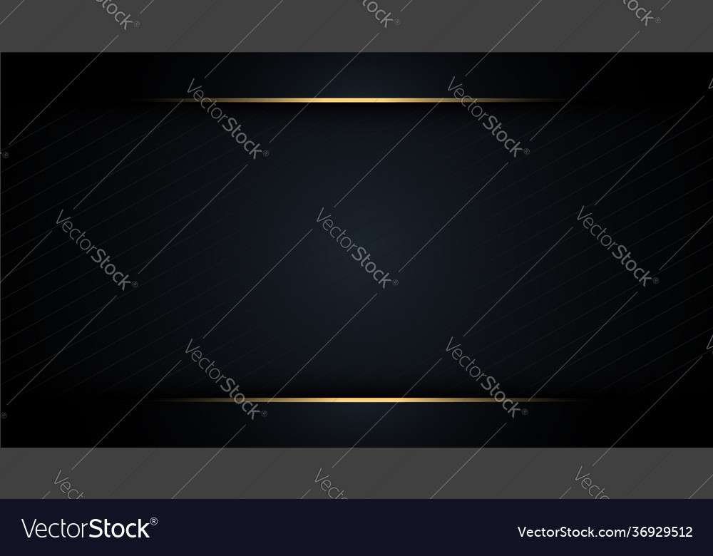 Black abstract layer overlaps with golden line