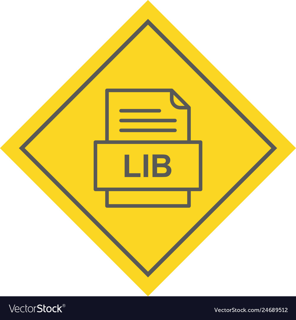 Lib file document icon