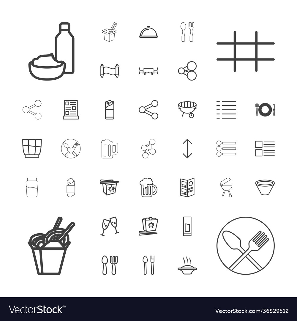 Menu icons