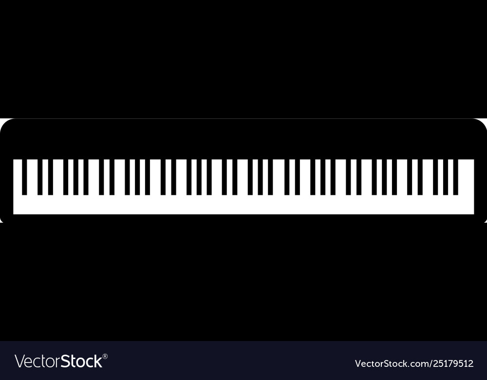 Piano keyboard Royalty Free Vector Image - VectorStock