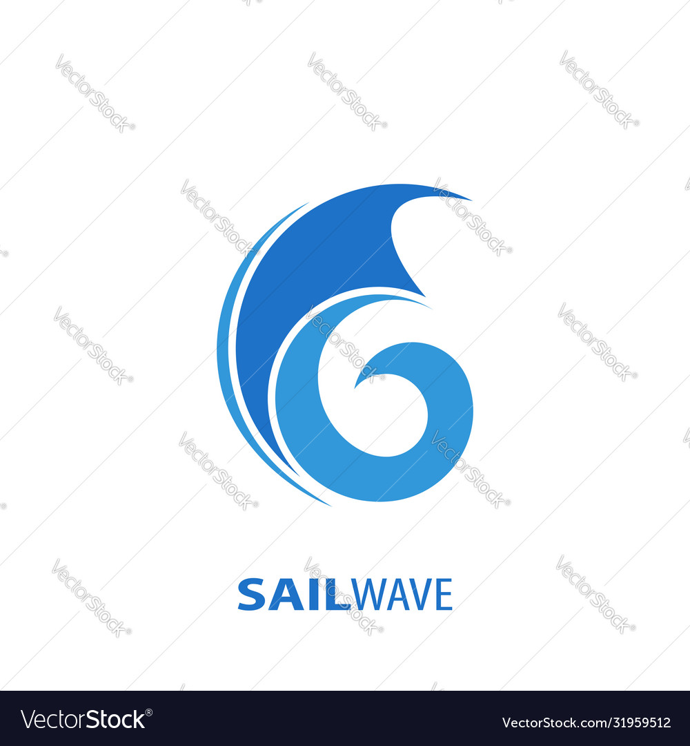 Sail wave logo