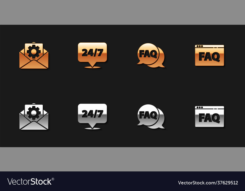 Set envelope setting clock 24 hours speech vector image Set envelope setting clock 24 hours speech