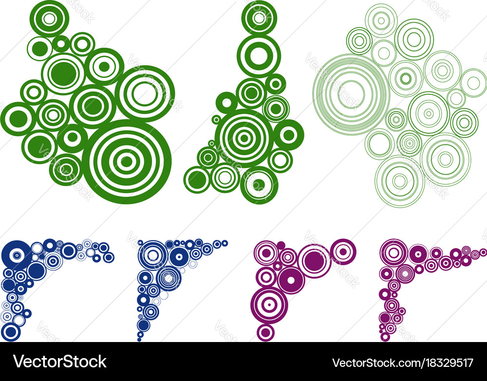 Abstract circular Royalty Free Vector Image - VectorStock