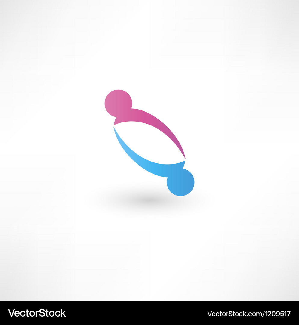 Business icon handshake Royalty Free Vector Image