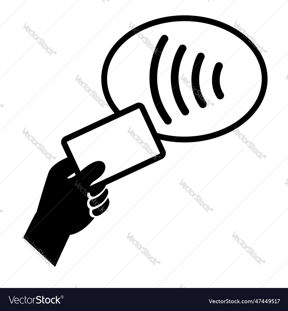 Kontaktlose Kartenzahlungssystem pos nsf vector image Kontaktlose Kartenzahlungssystem pos nsf