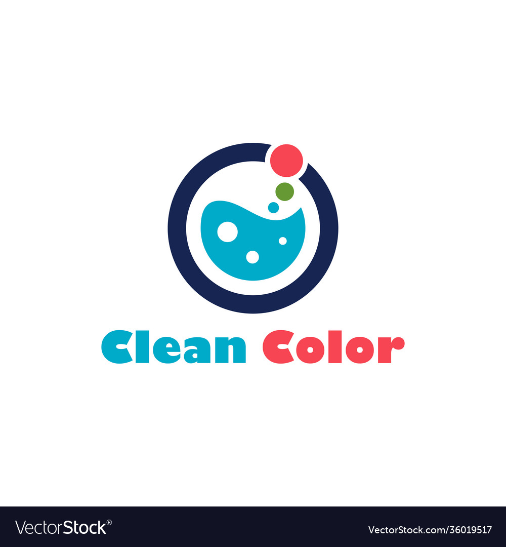 Laundry washing abstract icon logo