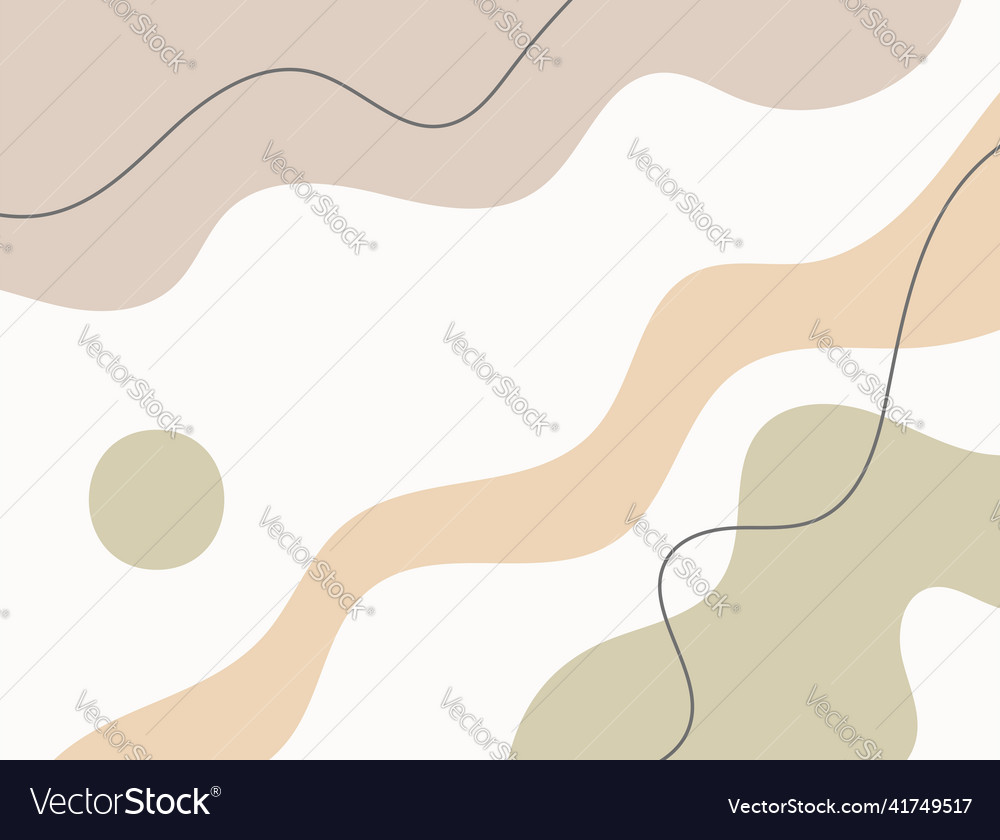 Modern abstract background with different shapes vector image Modern abstract background with different shapes