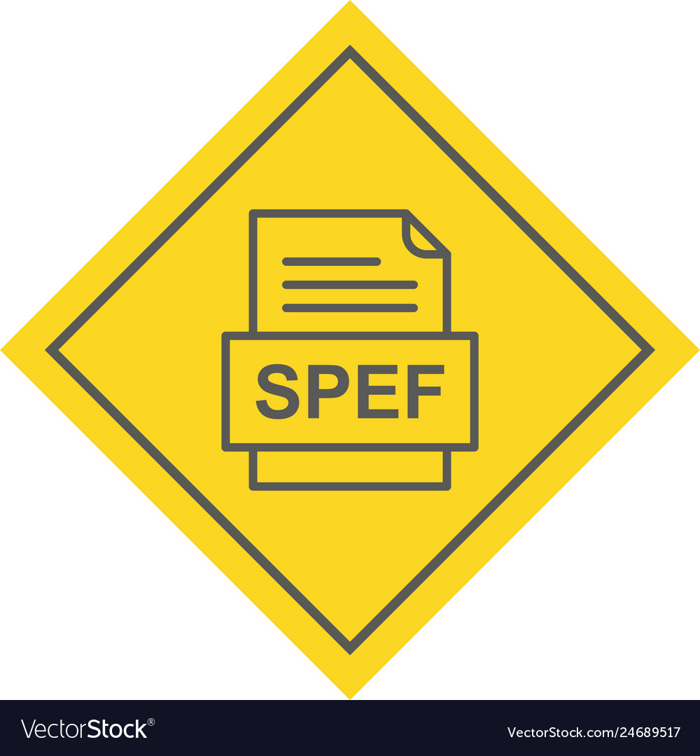 Spef file document icon