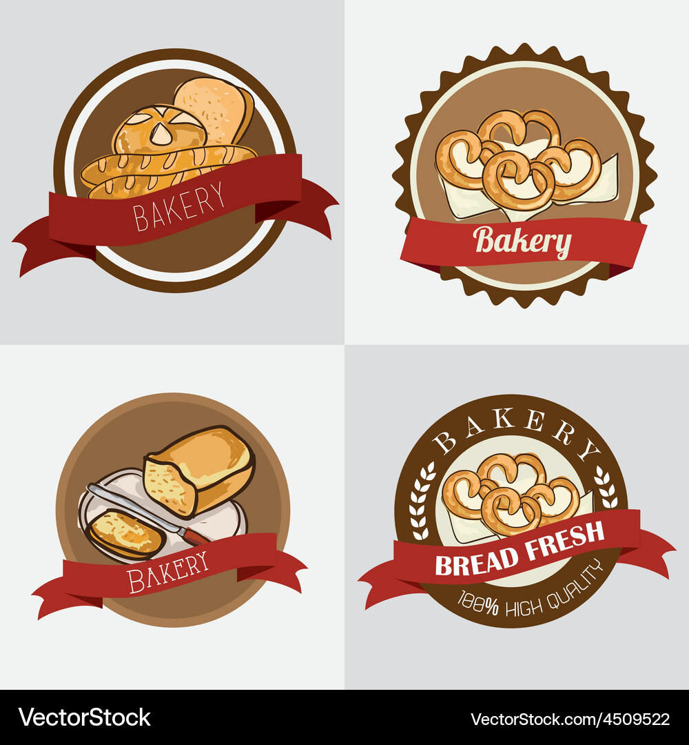 Bakery design Royalty Free Vector Image - VectorStock