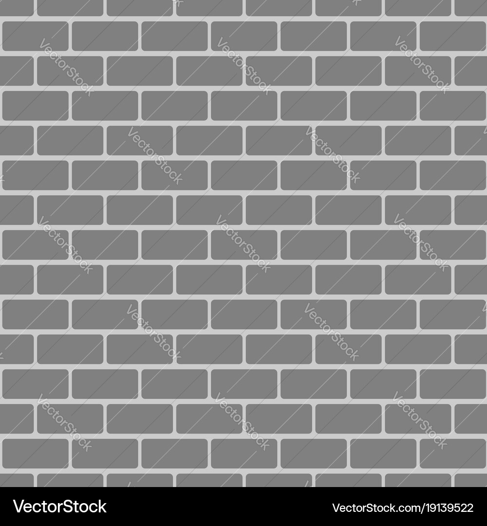 Brick wall seamless pattern Royalty Free Vector Image