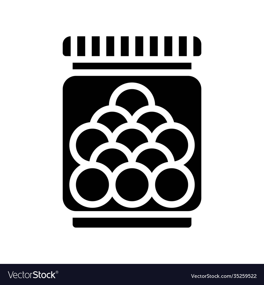 Candy jar icon christmas food and drink