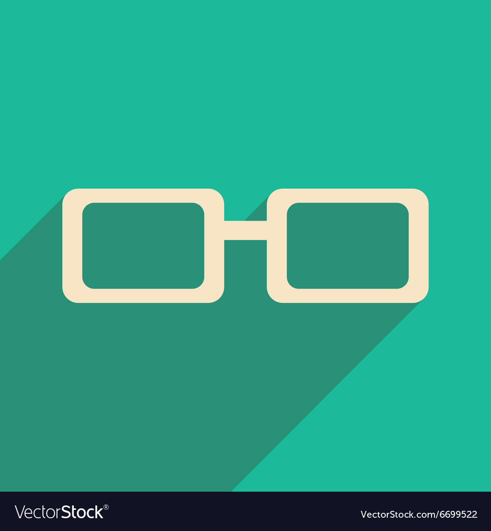 Flat with shadow icon and mobile application