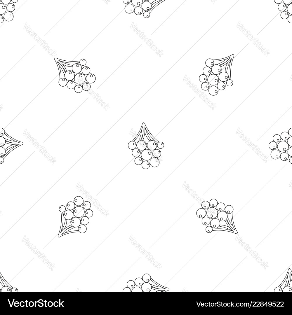 Small grape pattern seamless Royalty Free Vector Image