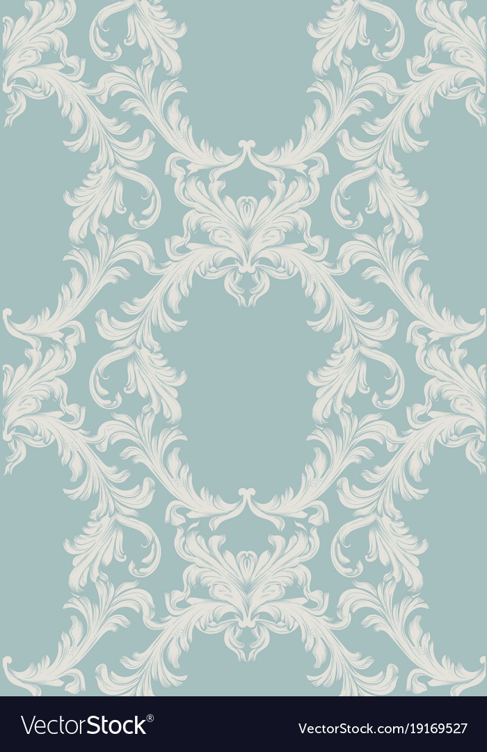 Damask pattern handmade