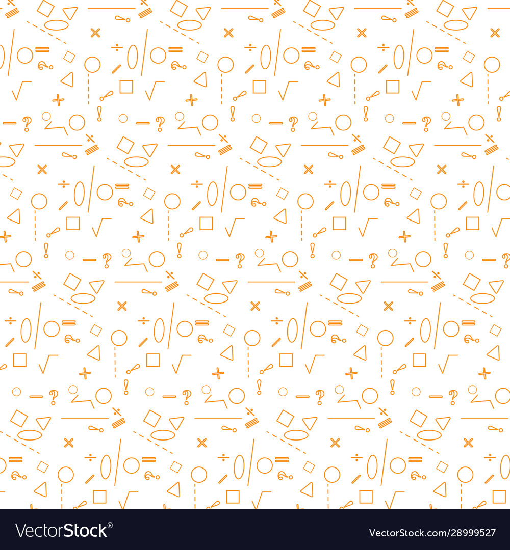 Geometric pattern with mathematical and
