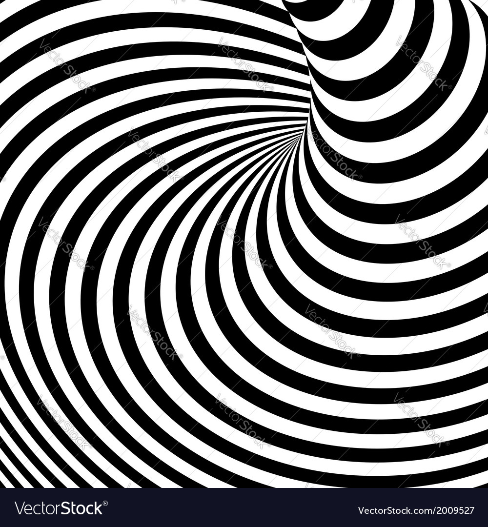 Monochrome Vortex Torsion Backdrop