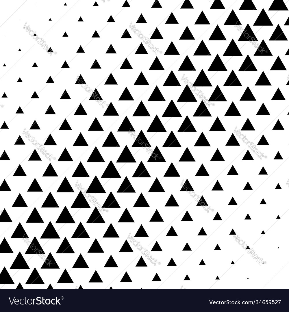 Triangles Halftone Triangle Geometric Background Vector Image