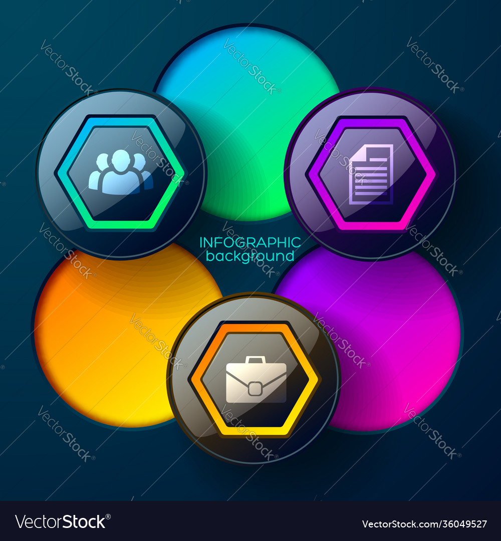 Web abstract infographic concept