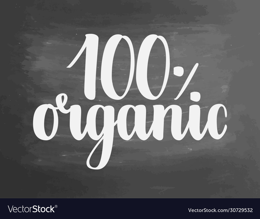 100 percent organic chalkboard blackboard