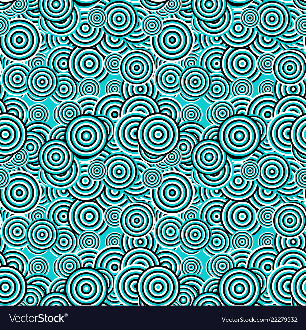 Abstract repeating circle pattern background vector image Abstract repeating circle pattern background