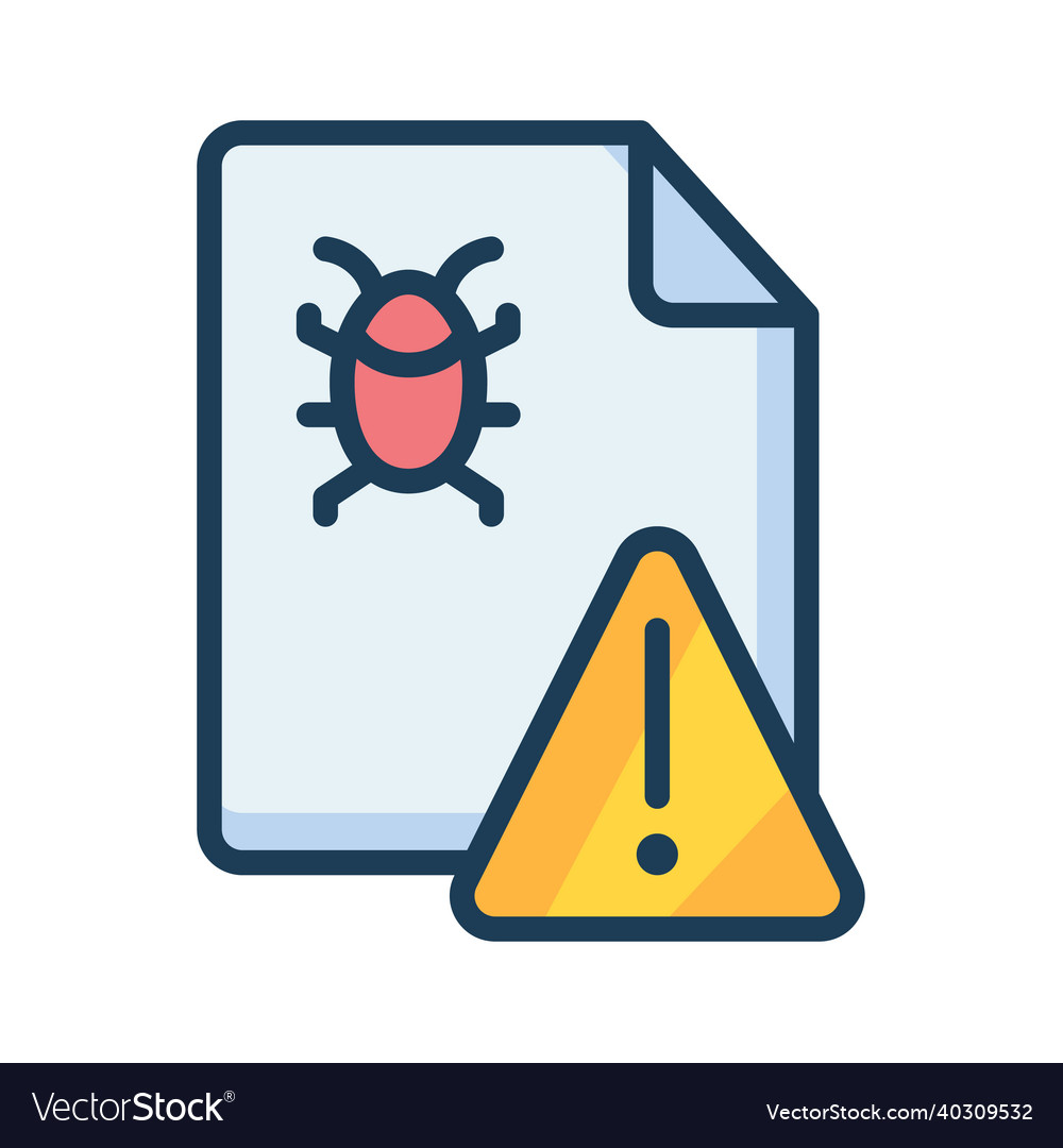 Bug detector report alert warning single isolated