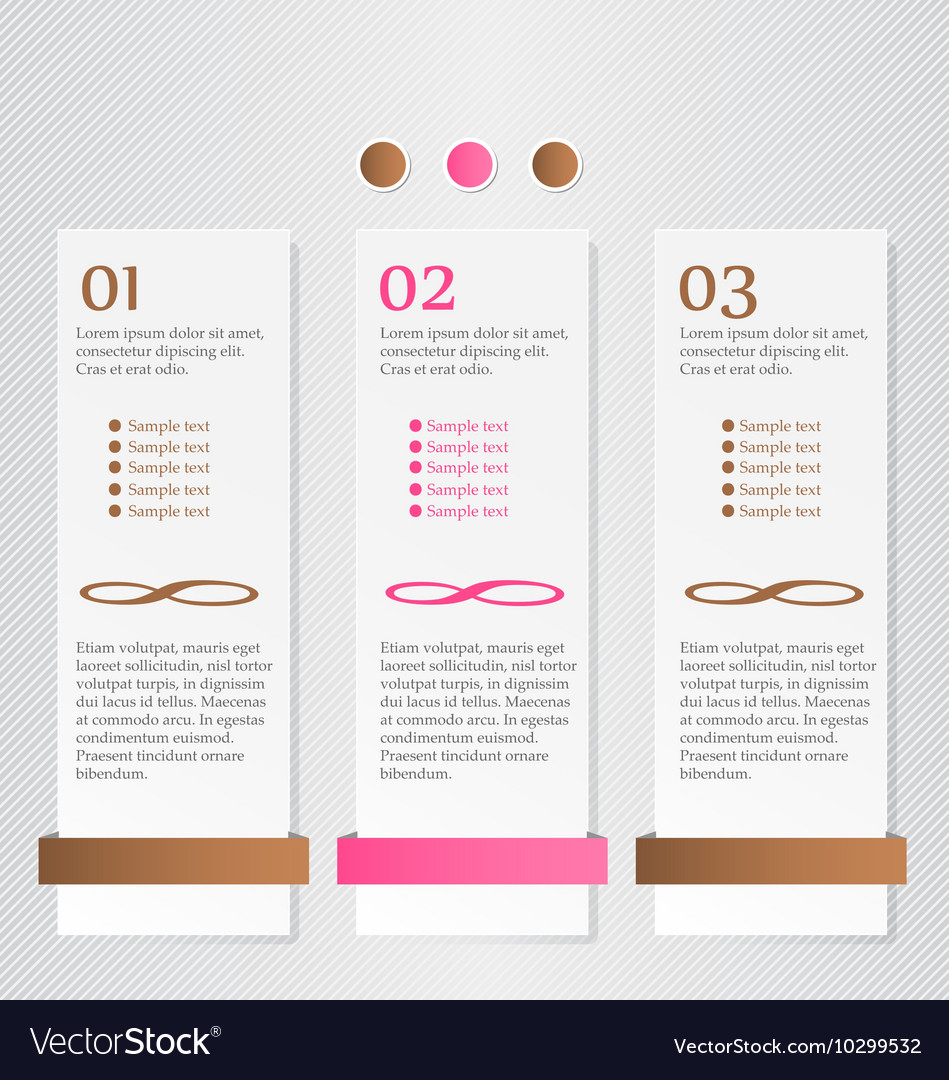 business infographics template banner royalty free vector