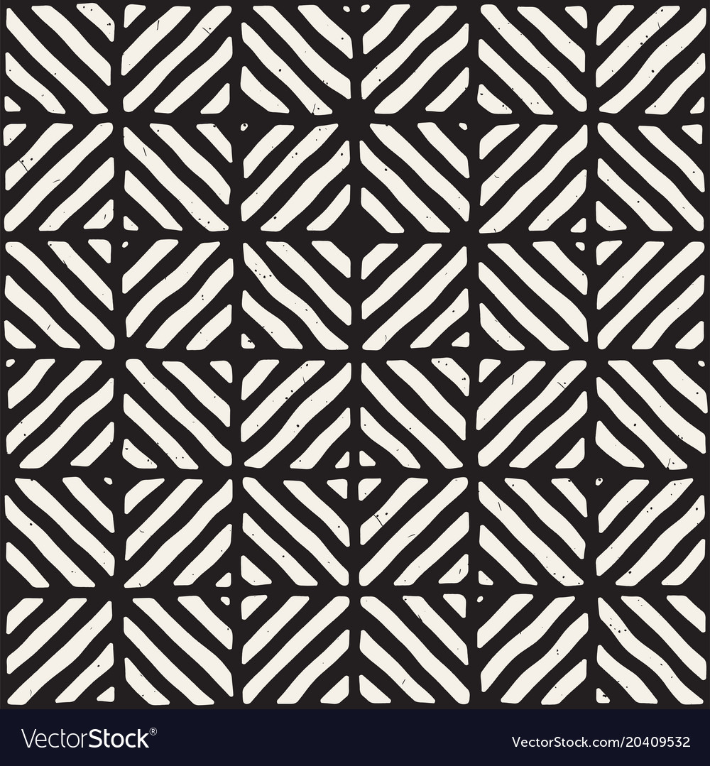 Hand drawn seamless repeating pattern with lines