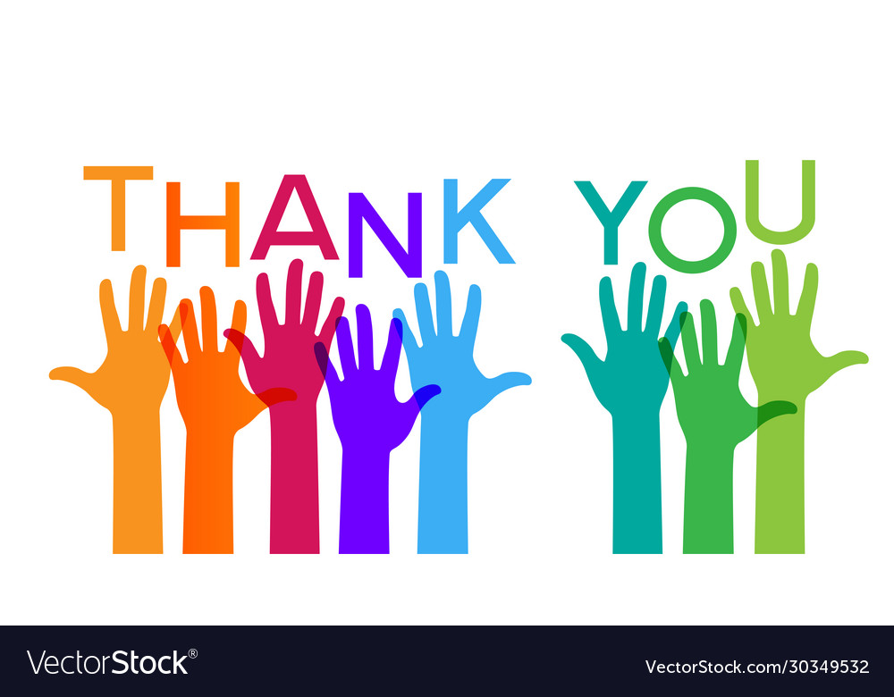 Thank you concept Royalty Free Vector Image - VectorStock