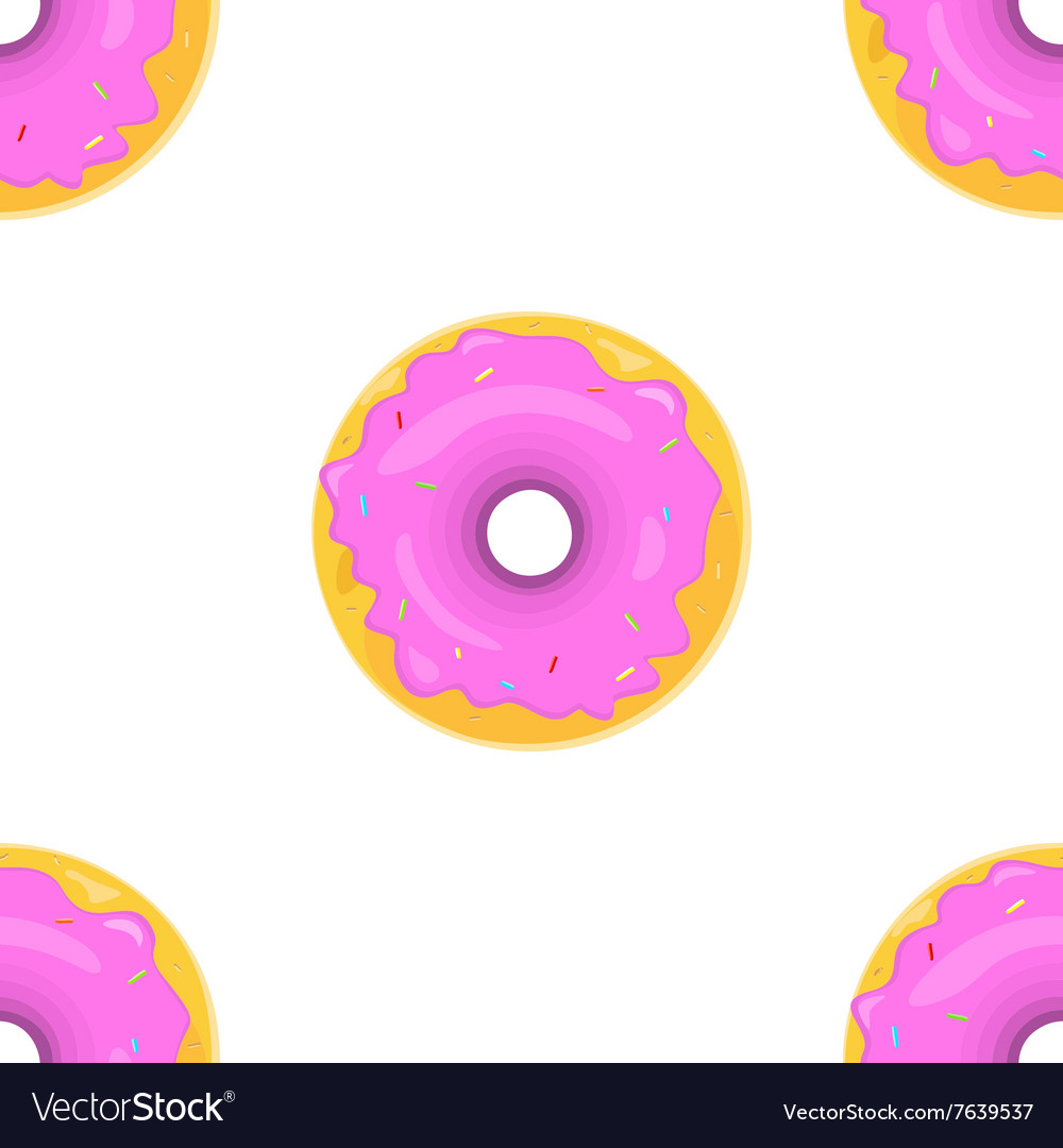 Donut seamless background texture pattern