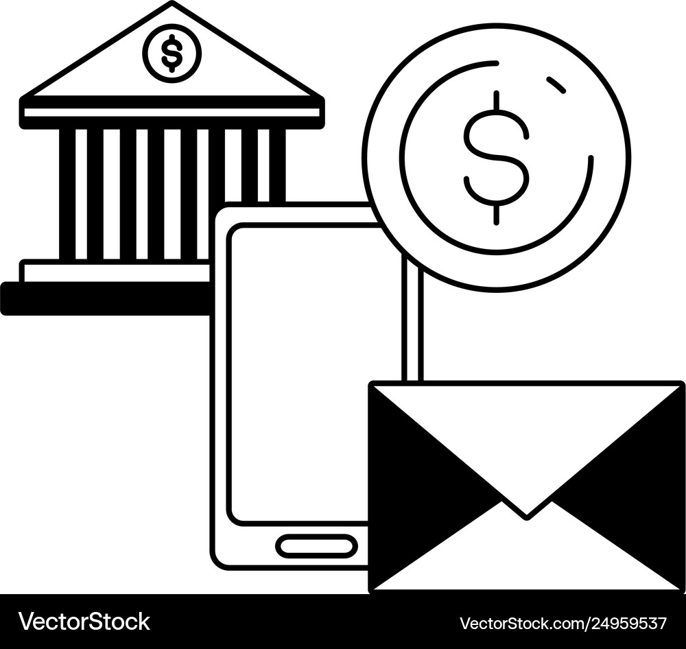 Online payment concept Royalty Free Vector Image