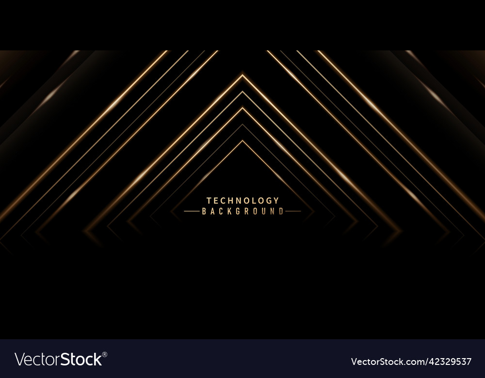 Triangle glowing frame displaying product