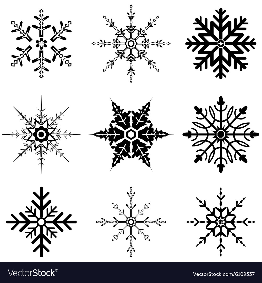Winter Snowflake Patterns