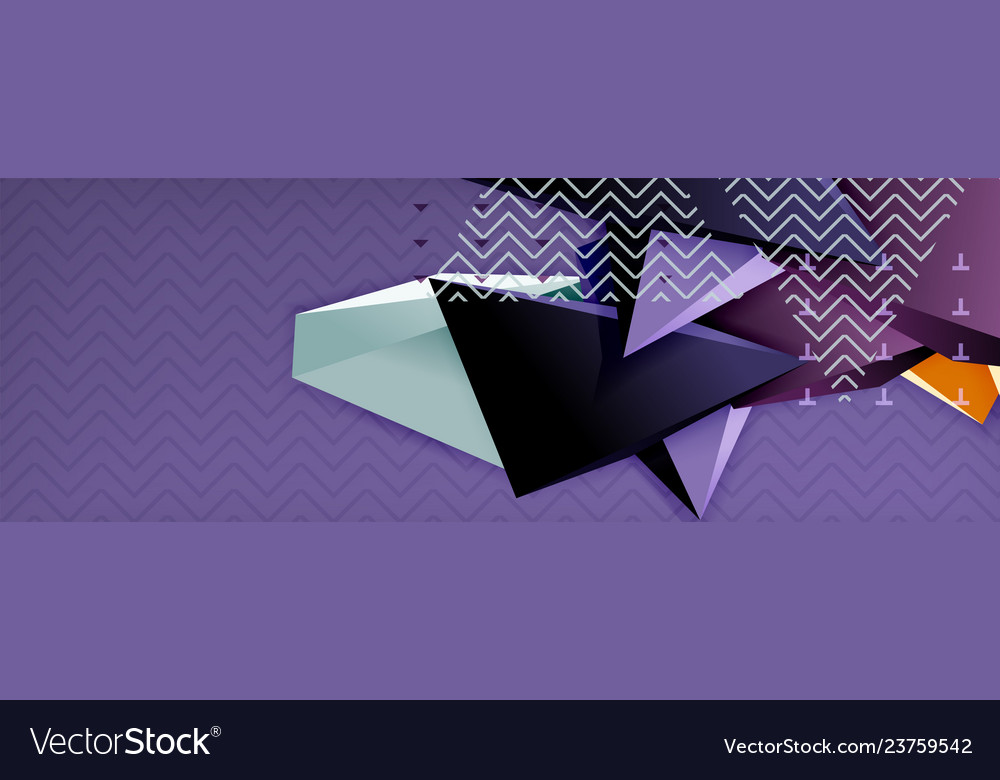 3d triangular shapes abstract background vector image 3d triangular shapes abstract background