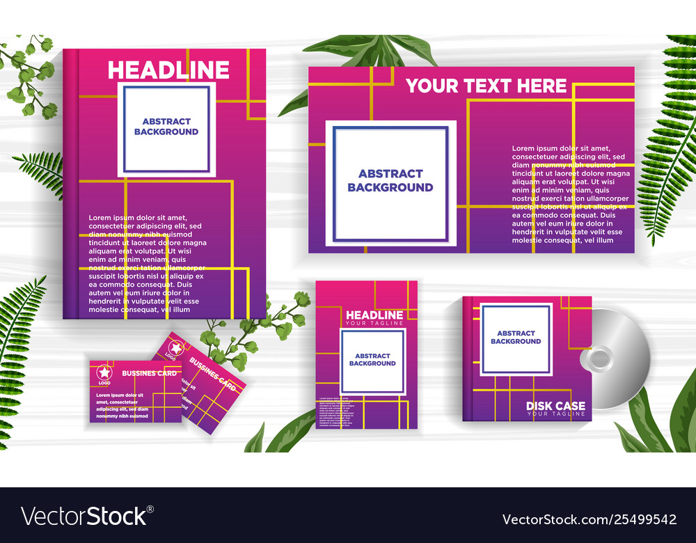 Abstract design banner web template
