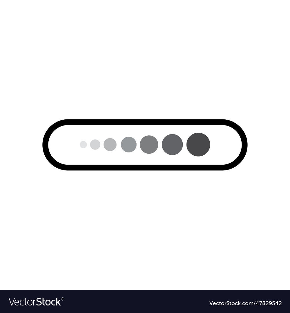 Data loading or buffering icon logo design
