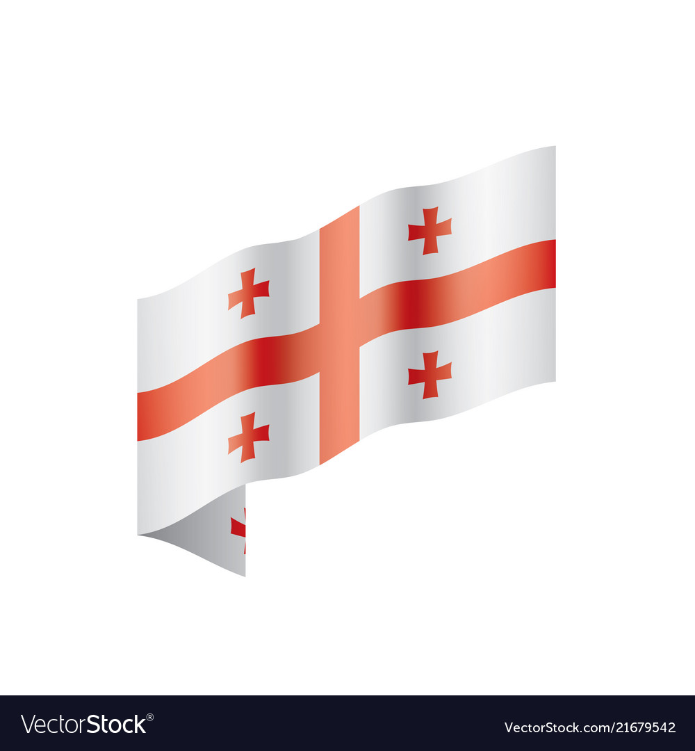 Georgia Flag Royalty Free Vector Image - Vectorstock