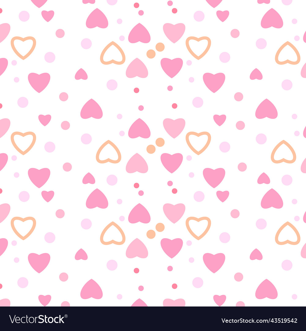 Love shape pattern for book cover or wallpaper Vector Image