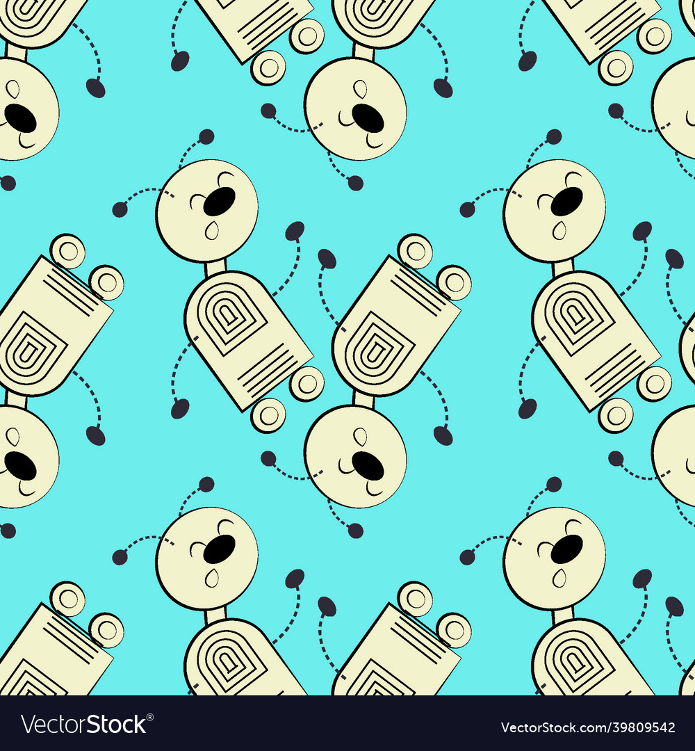 Stylized dancing robots - graphics machine revolt