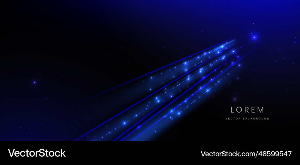 Abstract technology futuristic glowing neon blue Vector Image