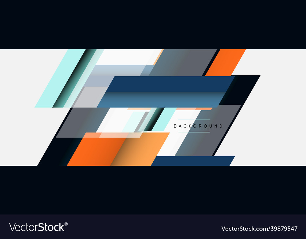 Background abstract overlapping color vector image Background abstract overlapping color