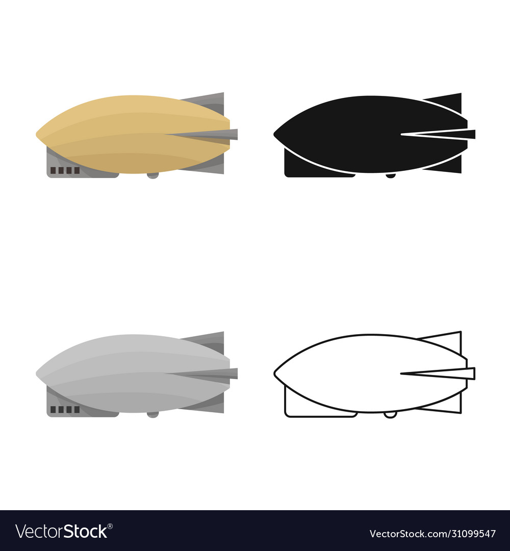 Design airship and dirigible symbol web