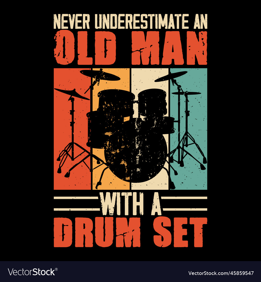 Retro Drums T-Shirt Retro Drums T-Shirt