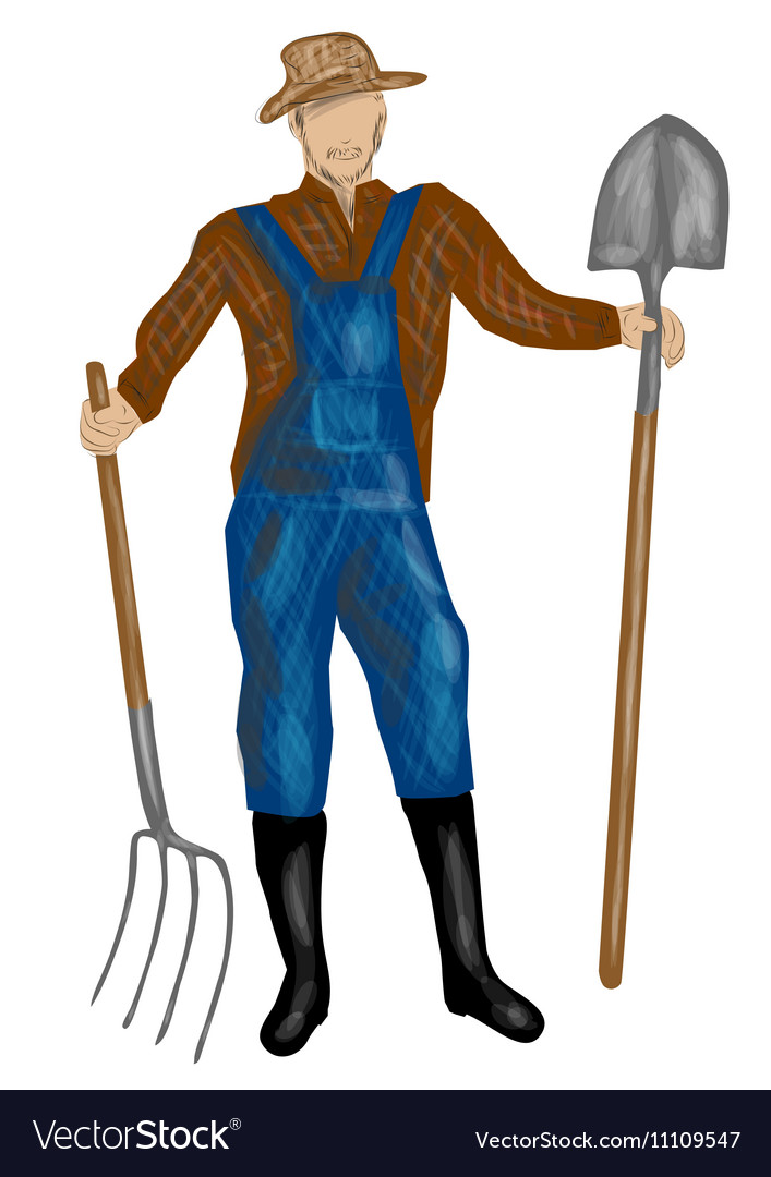 Farmer Royalty Free Vector Image - VectorStock