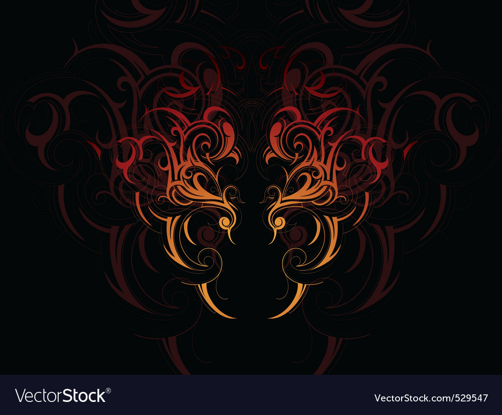 Flourish background Royalty Free Vector Image - VectorStock