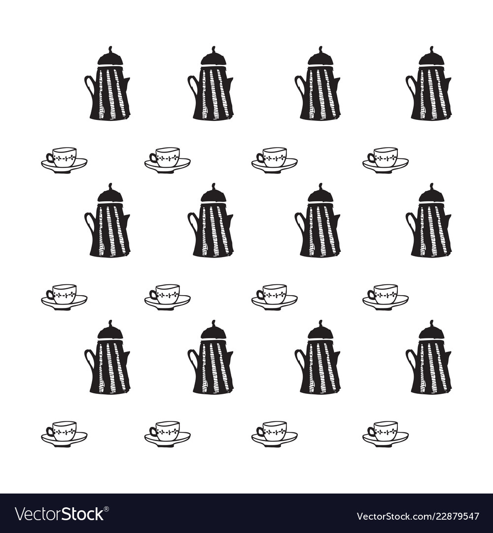 Retro object patterns for making seamless Vector Image Retro object patterns for making seamless