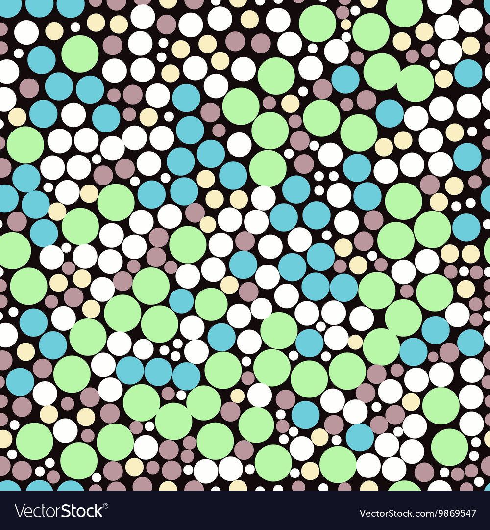 Seamless pattern of circles