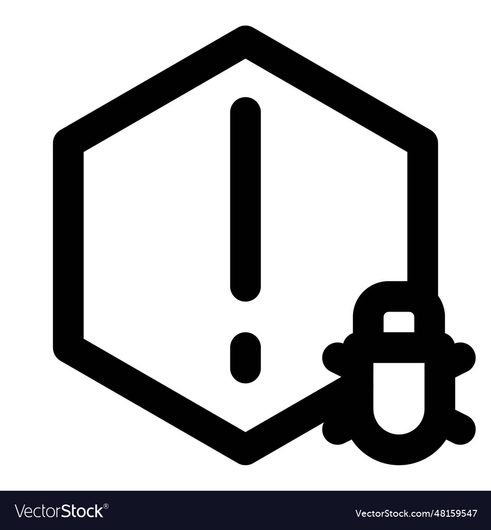 Virus alert indicator in computer