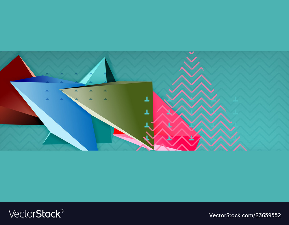 3d triangular shapes abstract background vector image 3d triangular shapes abstract background