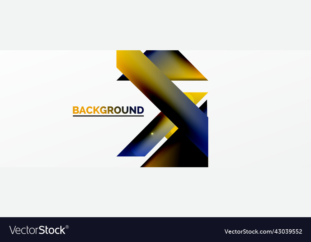 Dynamic 3d geometric abstract background